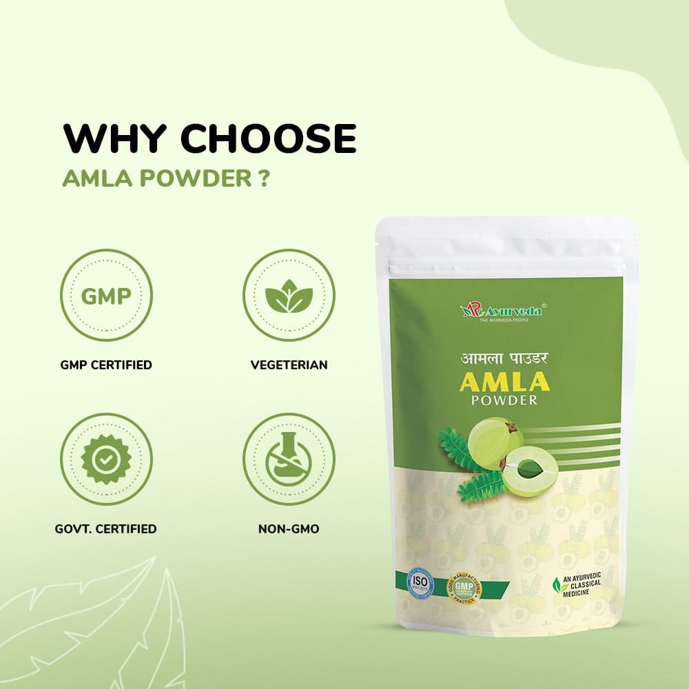 Natural & Pure Amla Powder- For Wrinkle Free Skin
