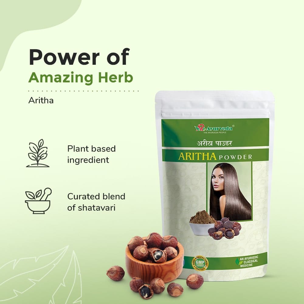 Aritha Powder - Natural Ayurvedic Hair Cleanser Powder
