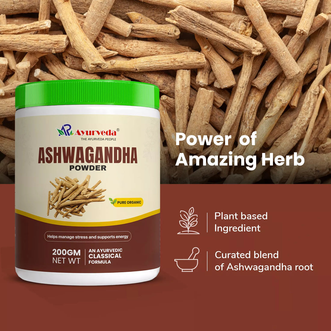 Ashwagandha Powder- Ayurvedic Weight Gain Powder