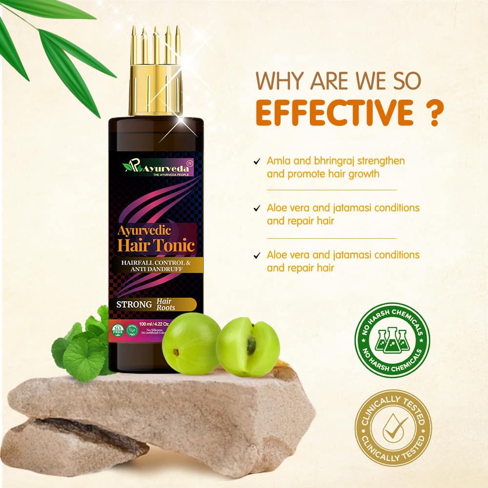Natural Hair Care Tonic For Strong and Soft Hair