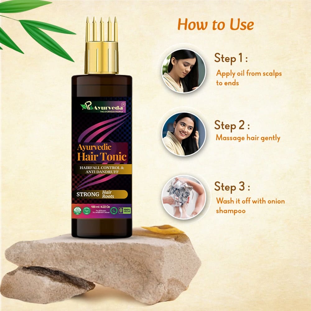 Natural Hair Care Tonic For Strong and Soft Hair
