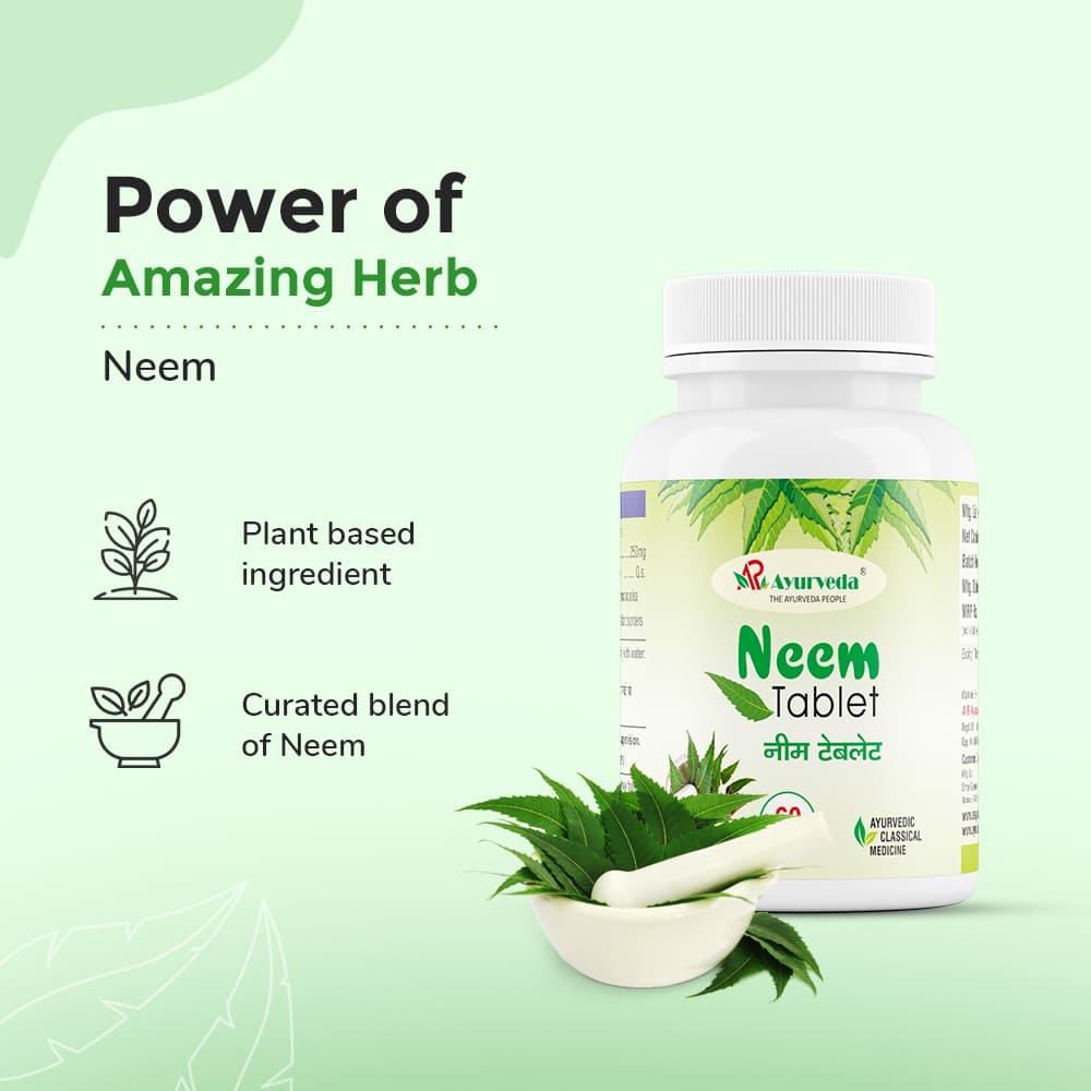 Neem Tablet -  Blood Purifier for Skin & Pimples