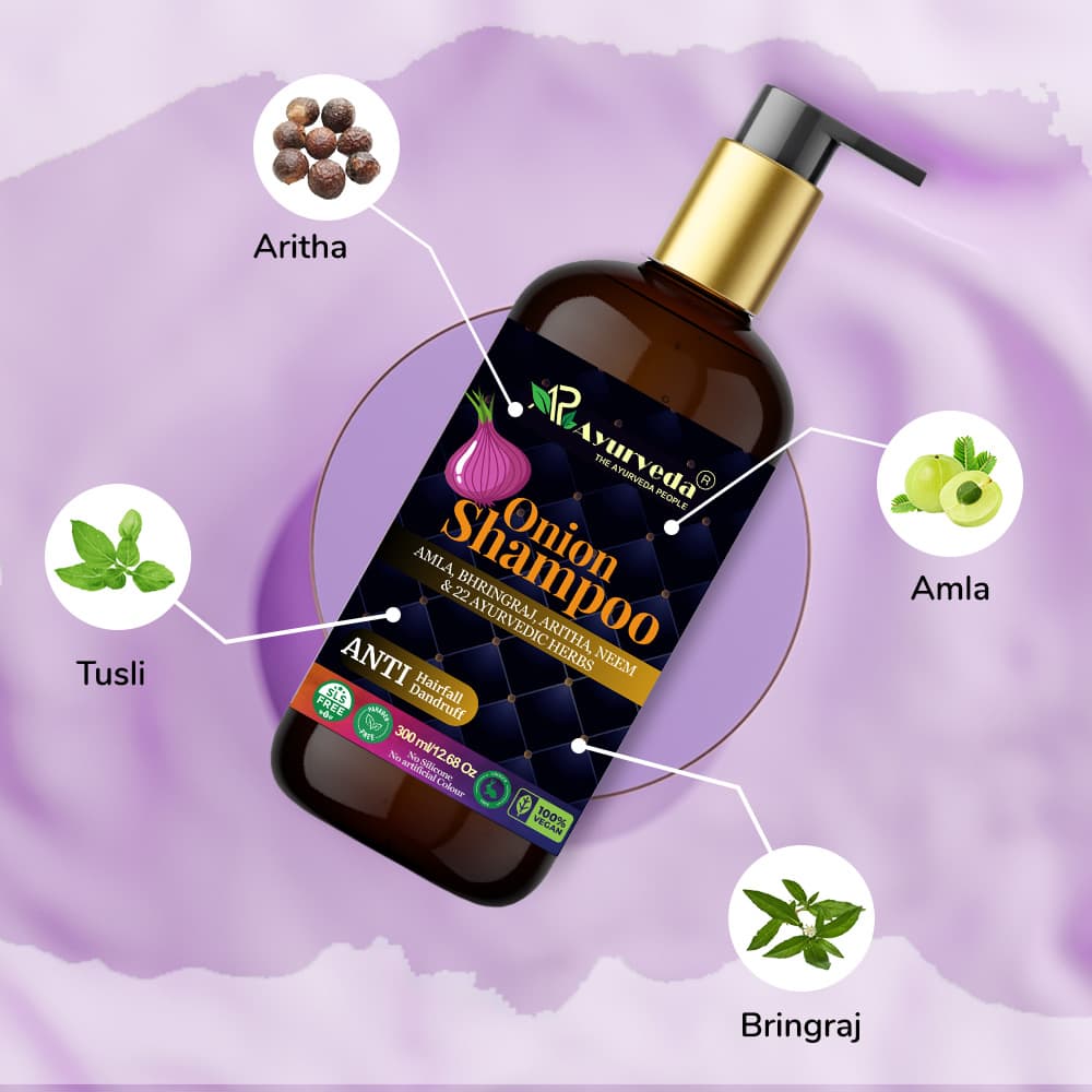 Ayurvedic Onion Shampoo for Hair Strong