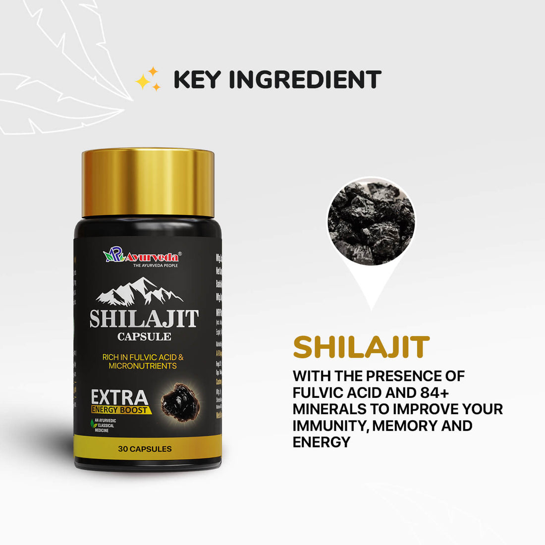 Shilajit Capsule- Supports Natural Energy